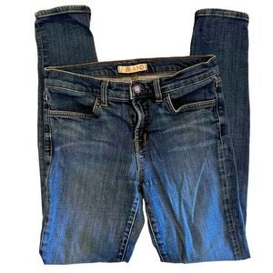 J Brand Super Skinny Medium Wash Blue Bell Mid Rise Women’s Jeans Size 29